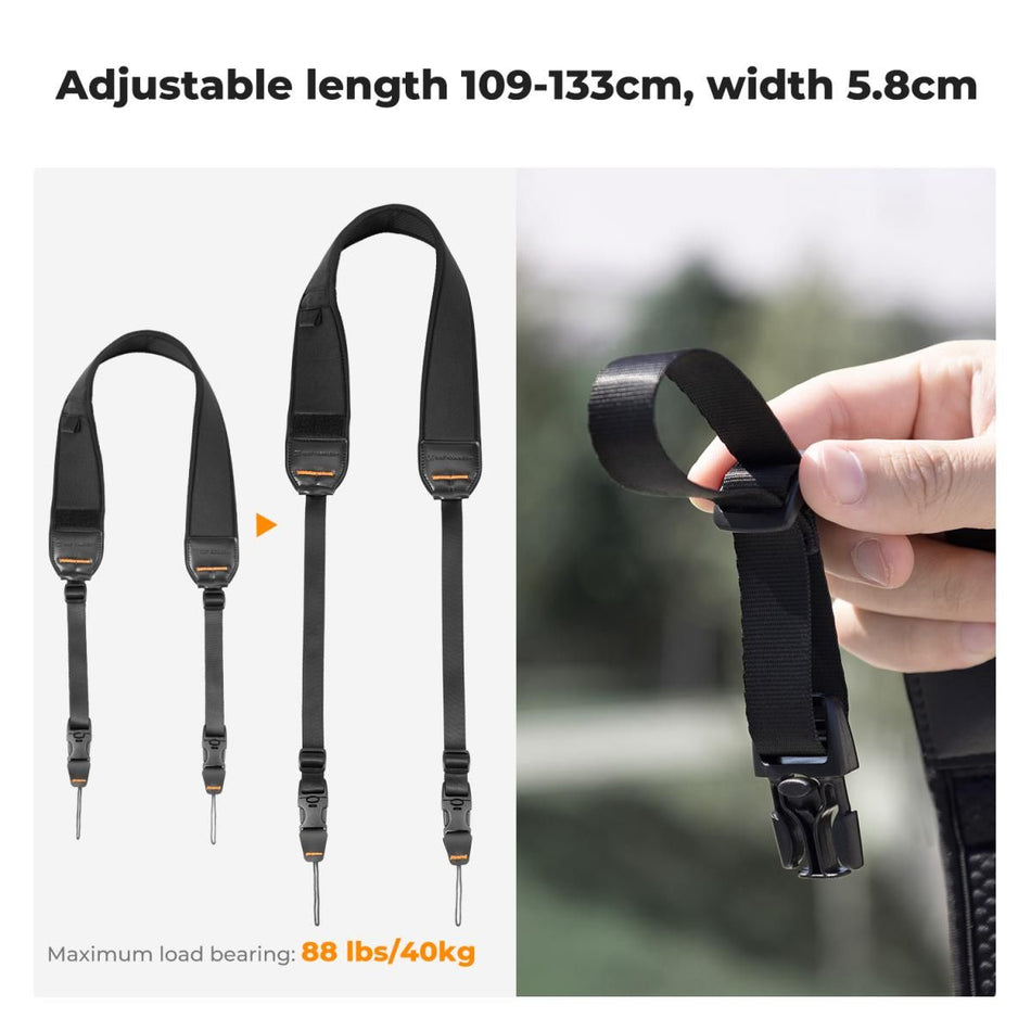 K&F Concept Urban Wander 01 Camera Neck Strap Black KF13.184