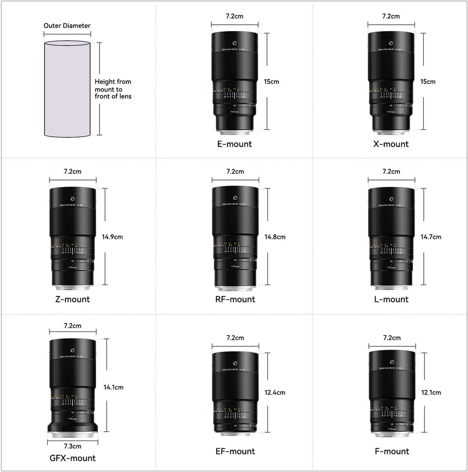 TTArtisan 100mm f/2.8 Macro Full-Frame Φακός Για Nikon Z-Mount