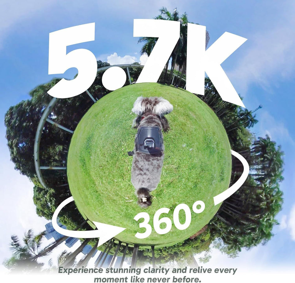 Akaso 360 Standard Combo Αδιάβροχη Action Camera 360 5.7K