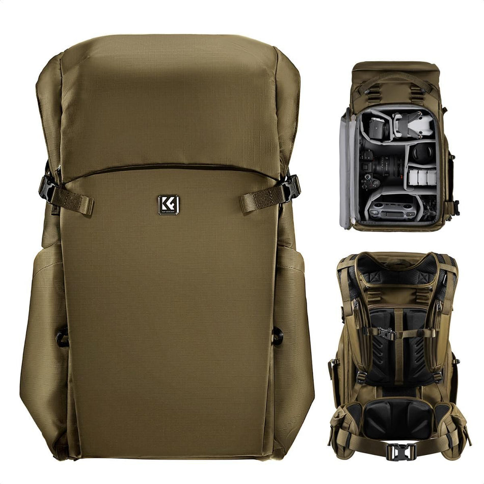 K&F Concept Star Wander 01 Camera Backpack 30L Champagne (KF13.206)