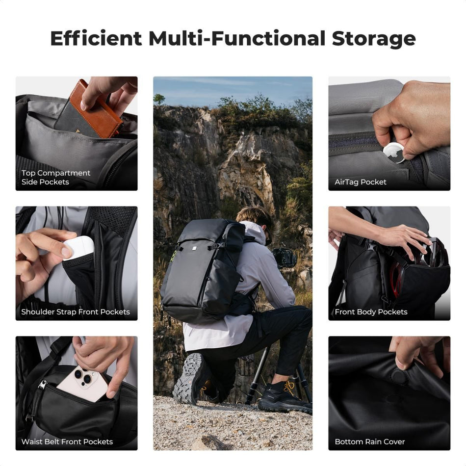 K&F Concept Star Wander 01 Camera Backpack 30L Black (KF13.206V1)