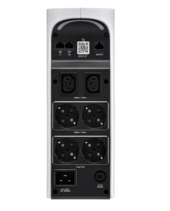 APC Back UPS BGM2200-GR, Line Interactive, White, Gaming 2200VA