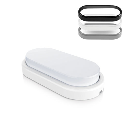 ΜΠΛΑΦΟΝΙΕΡΑ LED 12W ΟΒΑΛ 4000k IP54 3 ΣΤΕΦΑΝΙΑ