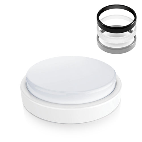 ΜΠΛΑΦΟΝΙΕΡΑ LED 18W ΣΤΡΟΓΓΥΛΗ 4000k IP54 3 ΣΤΕΦΑΝΙΑ Φ24