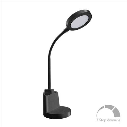 ΠΟΡΤΑΤΙΦ LED 7W ΜΑΥΡΟ ΑΦΗΣ 420L 3steps Dim