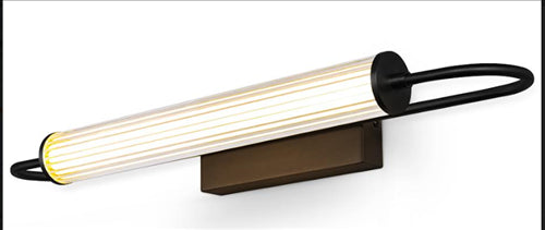 ΦΩΤΙΣΤΙΚΟ LED 12W 3000k 850lm IP44 60cm ΜΑΥΡΟ KIRA