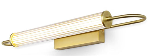 ΦΩΤΙΣΤΙΚΟ LED 12W 4000k 850lm IP44 60cm ΧΡΥΣΟ ΜΑΤ KIRA