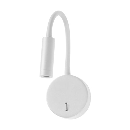 ΑΠΛΙΚΑ ΣΤΟΡΓΓΥΛΗ ΣΠΙΡΑΛ LED 3W 3000k  ΛΕΥΚΟ BEDSIDE