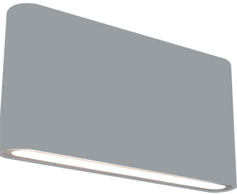 ΑΠΛΙΚΑ LED ΟΒΑΛ DOWN 6W 3000K ΓΚΡΙ ΑΛΟΥΜΙΝΙΟΥ