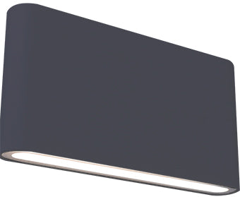 ΑΠΛΙΚΑ LED ΟΒΑΛ DOWN 6W 3000K ΑΝΘΡΑΚΙ ΑΛΟΥΜΙΝΙΟΥ