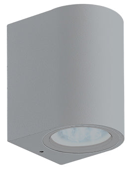 ΑΠΛΙΚΑ GU10 ΟΒΑΛ DOWN ΓΚΡΙ ΑΛΟΥΜΙΝΙΟΥ