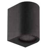 ΑΠΛΙΚΑ GU10 ΟΒΑΛ DOWN ΜΑΥΡΟ ΑΛΟΥΜΙΝΙΟΥ