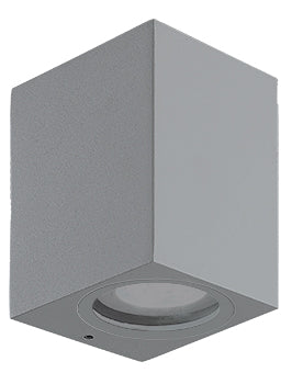 ΑΠΛΙΚΑ GU10 ΤΕΤΡΑΓΩΝΗ DOWN ΓΚΡΙ ΑΛΟΥΜΙΝΙΟΥ