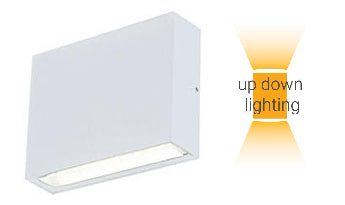 ΑΠΛΙΚΑ LED UP & DOWN 2x3W 3000k ΛΕΥΚΟ ΑΛΟΥΜΙΝΙΟΥ