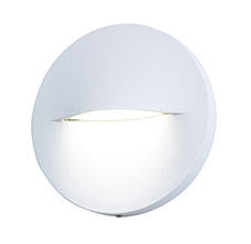 ΑΠΛΙΚΑ LED ΣΤΡΟΓΓΥΛΗ 3W 3000k ΛΕΥΚΟ ΑΛΟΥΜΙΝΙΟΥ DOWN