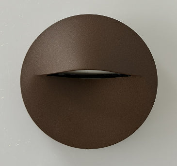 ΑΠΛΙΚΑ LED ΣΤΡΟΓΓΥΛΗ 3W 3000k RUSTY ΑΛΟΥΜΙΝΙΟΥ DOWN