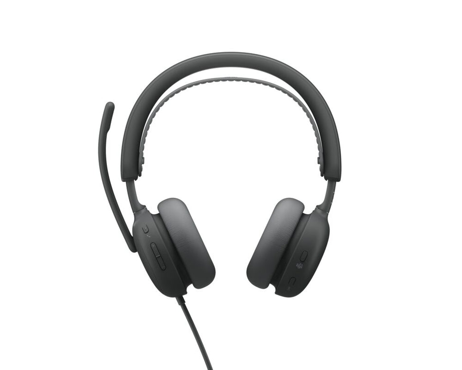 LOGITECH Headset Wired Zone 2 Graphite - Teams Version