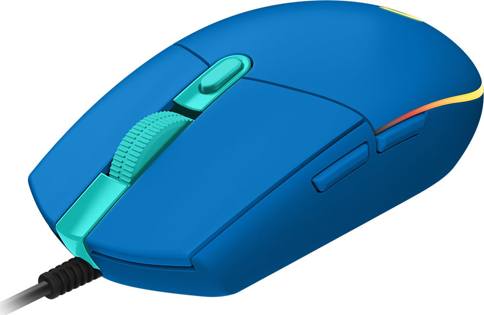 Souris de jeu LOGITECH G102 Lightsync Bleue