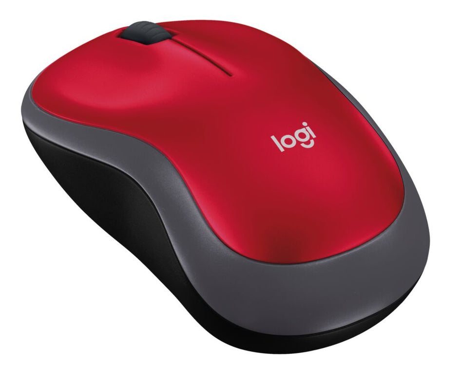 LOGITECH Mouse Wireless M185 Red