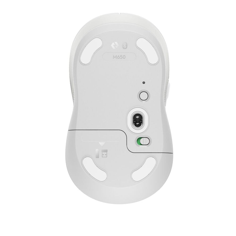 LOGITECH Mouse Wireless M650 Large White