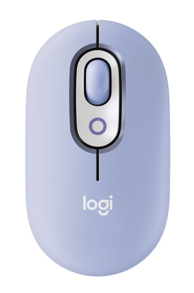 LOGITECH Mouse POP Wireless With Emoji Button Lilac