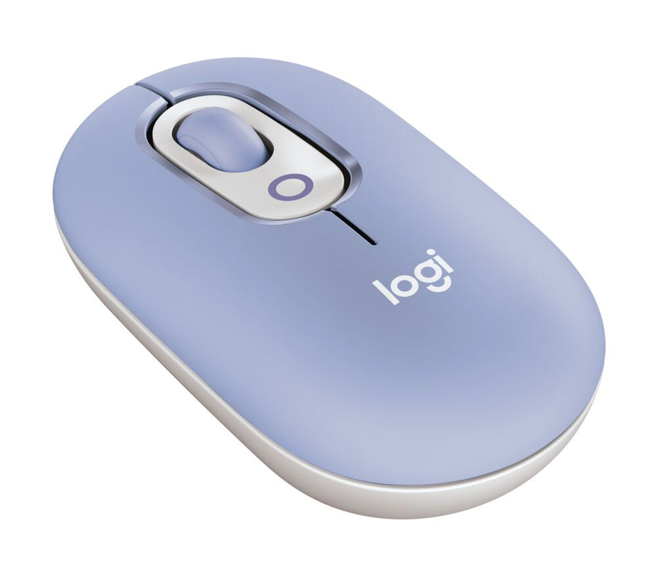 LOGITECH Maus POP Wireless mit Emoji-Taste Flieder