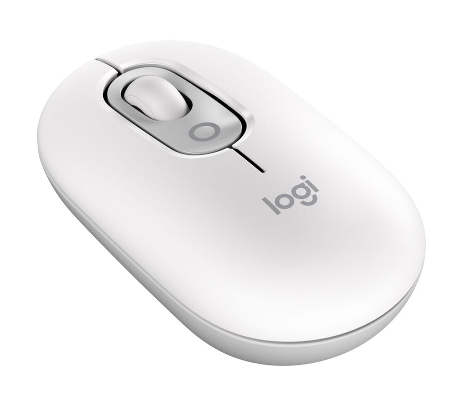 LOGITECH Mouse POP Wireless With Emoji Button White