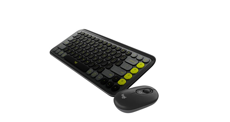 Ensemble clavier/souris sans fil LOGITECH POP Keys et POP Mouse, Graphite