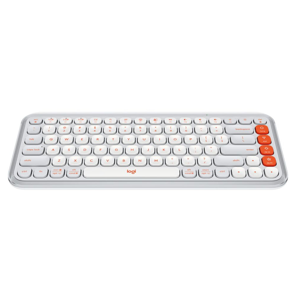 LOGITECH Keyboard Bluetooth POP ICON Keys White