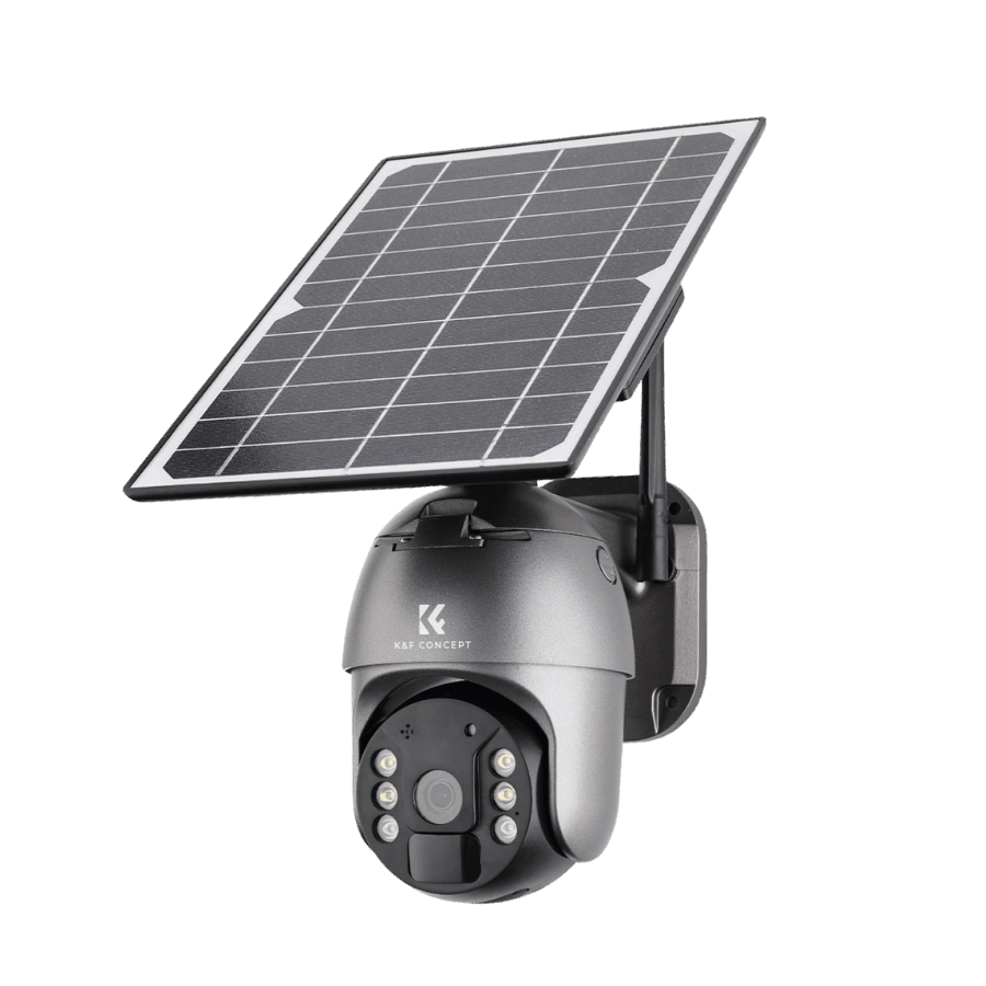 Ηλιακή Κάμερα Παρακολούθησης KF50 2Κ, Αδιάβροχη IP66, Αισθητήρας Κίνησης, 10400mAh Μπαταρία