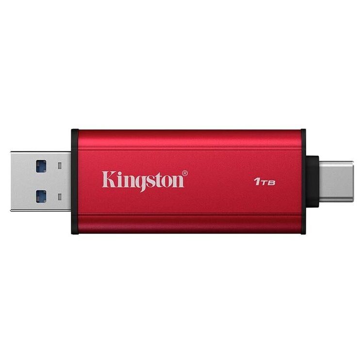 KINGSTON EXTERNAL DUAL PORTABLE SSD SPSD/1TB USB-C/A 3.2 Gen 2 1TB