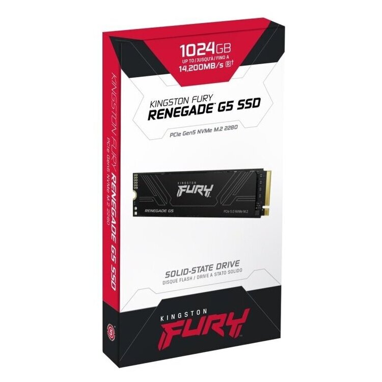Kingston FURY Renegade G5 PCIe 5.0 NVMe M.2 SSD , 1TB