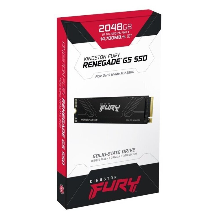 Kingston FURY Renegade G5 PCIe 5.0 NVMe M.2 SSD, 2 TB