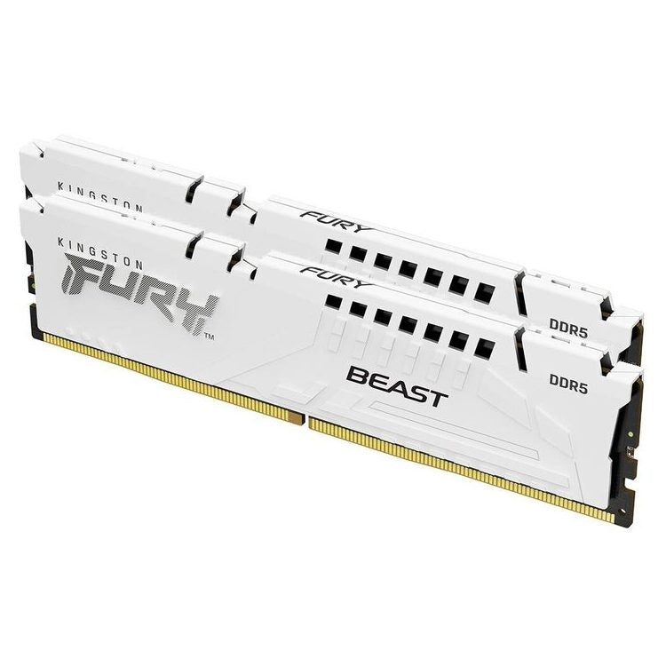 KINGSTON Memory KF552C40BWK2-32 FURY Beast White DDR5, 5200MT/s, 32GB kit of 2