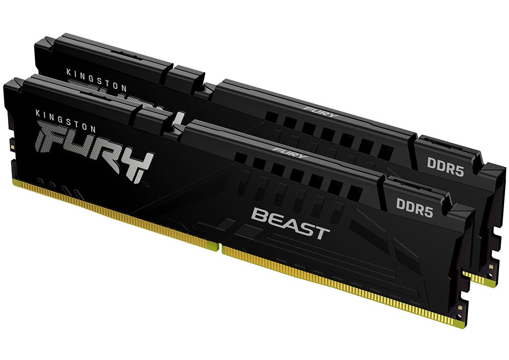 KINGSTON Memory KF556C36BBE2K2-64  FURY Beast Black DDR5, 5600MT/s, 64GB kit of 2
