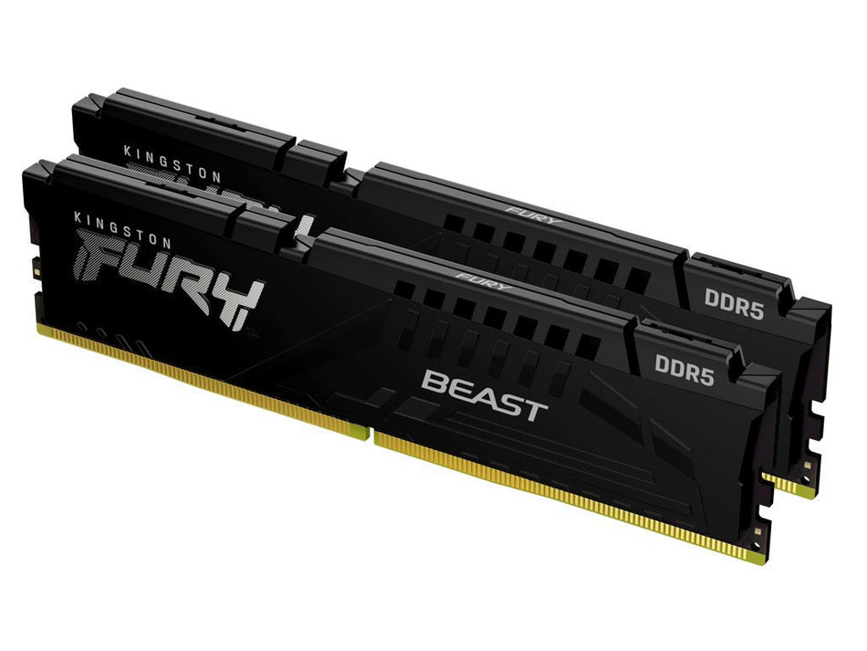 KINGSTON Memory  KF560C30BBEK2-32 FURY Beast Black DDR5, 6000MT/s, 32GB KIT OF 2 EXPO