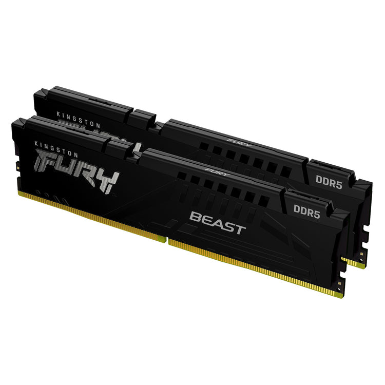 KINGSTON Memory  KF560C30BBEK2-16 FURY Beast Black DDR5, 6000MT/s, 16GB KIT OF 2, EXPO
