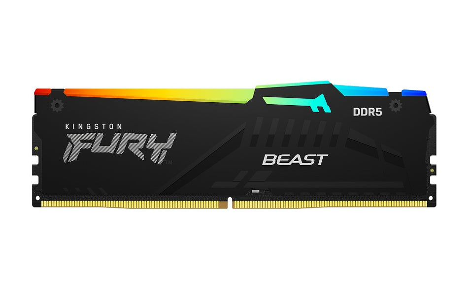 KINGSTON Memory KF560C36BBEAK2-16 FURY Beast RGB DDR5, 6000MT/s, 16GB Kit of 2
