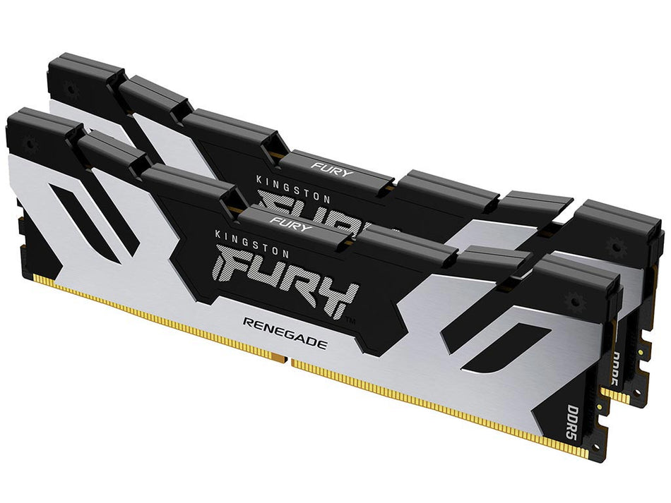 KINGSTON Memory KF564C32RSK2-32 FURY Renegade Silver DDR5, 6400MT/s, 32GB KIT OF 2