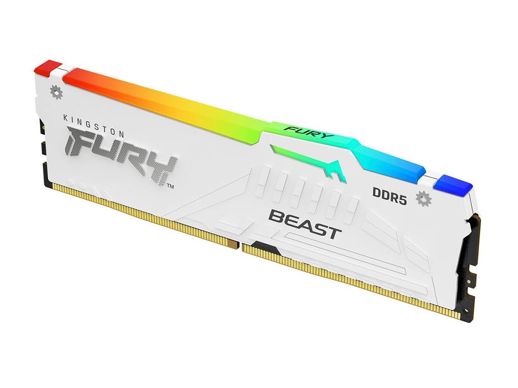 KINGSTON Memory  KF568C34BWEA-16 FURY Beast White RGB DDR5, 6800MT/s, 16GB