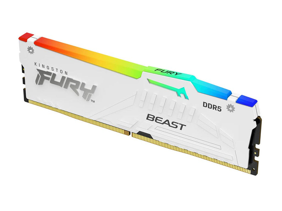 KINGSTON Memory  KF568C34BWEA-16 FURY Beast White RGB DDR5, 6800MT/s, 16GB
