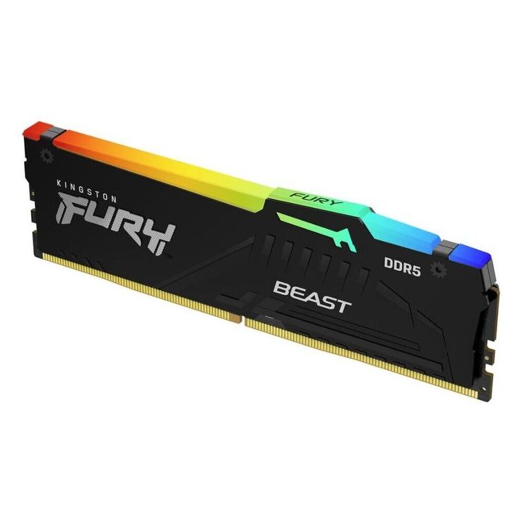 KINGSTON Memory KF564C32BBEA-16 FURY BEAST RGB DDR5, 6400MT/s, 16GB