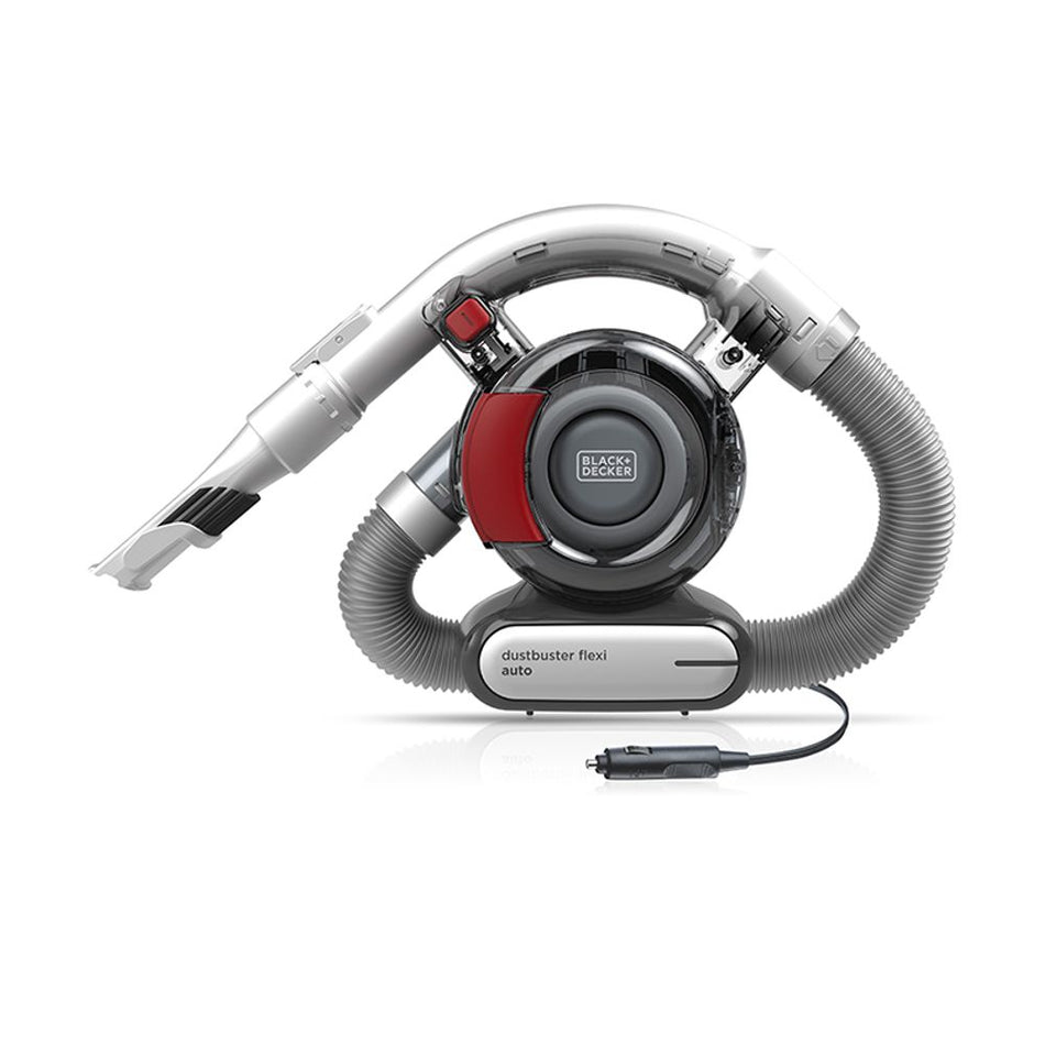 Black & Decker Dustbuster Flexi Auto Σκουπάκι Αυτοκινήτου Στερεών με Ισχύ 12.5W & Καλώδιο Αναπτήρα 12V (PD1200AV)