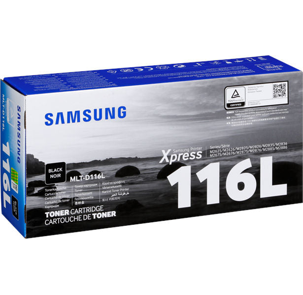 Toner Samsung MLT-D116L Υψηλής Απόδοσης Μαύρο