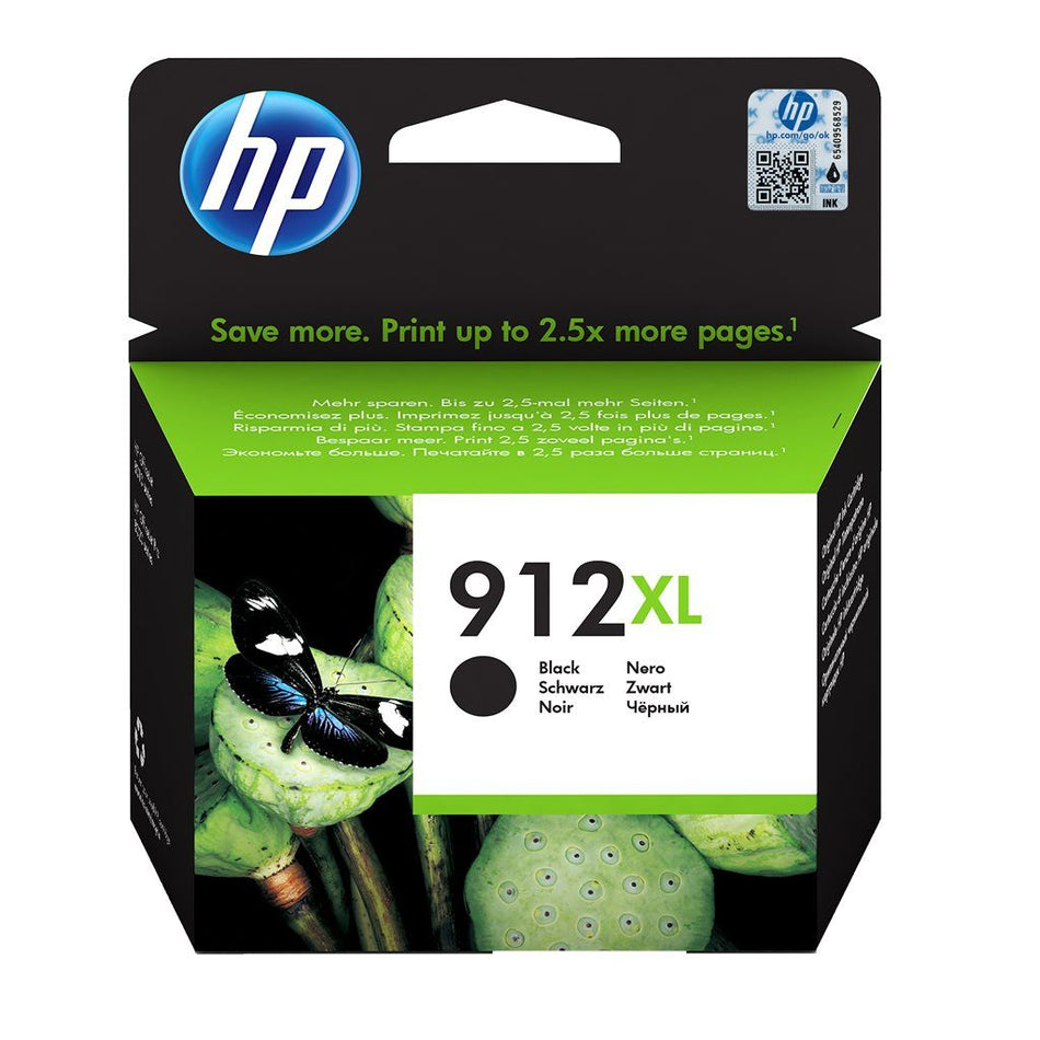 Μελάνι HP 912XL Υψηλής Απόδοσης (High Yield) Μαύρο
