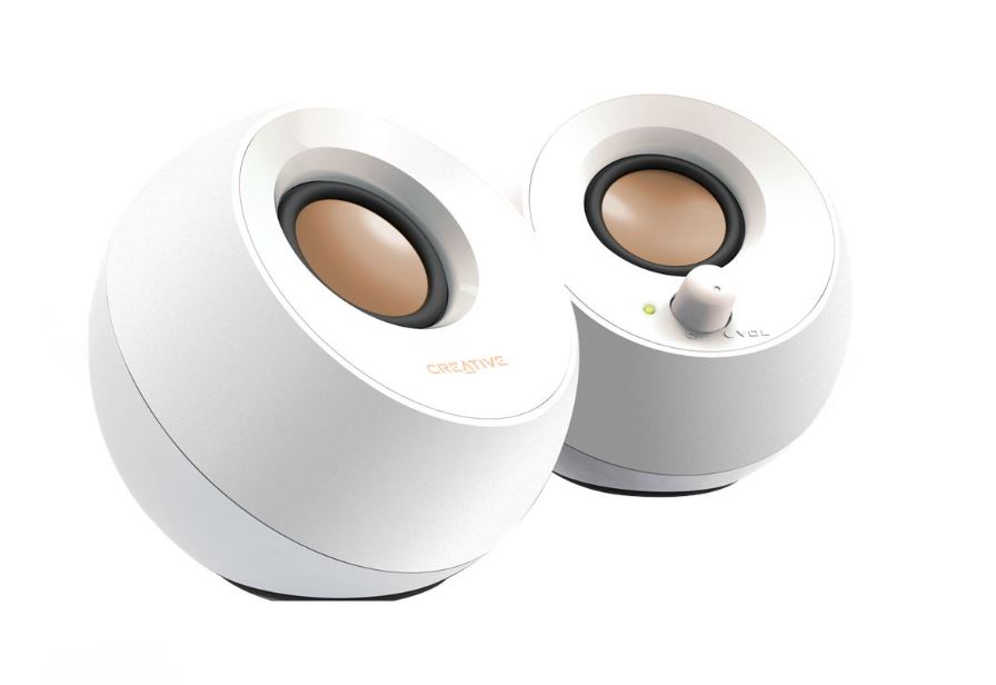 CREATIVE Speaker Wired 2.0 Pebble White