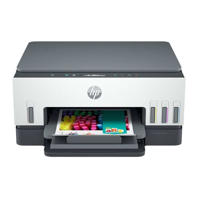 Πολυμηχάνημα Inkjet HP Smart Tank 670 All-in-One Έγχρωμο