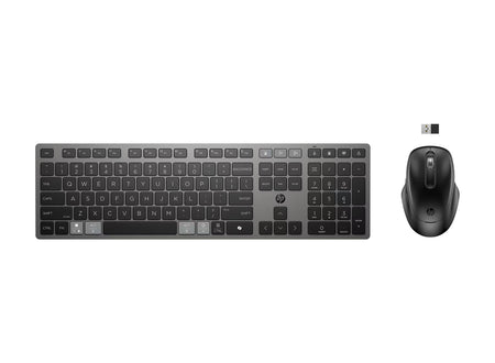HP 725 Multi-Device Rechargeable Wireless Keyboard and Mouse Combo