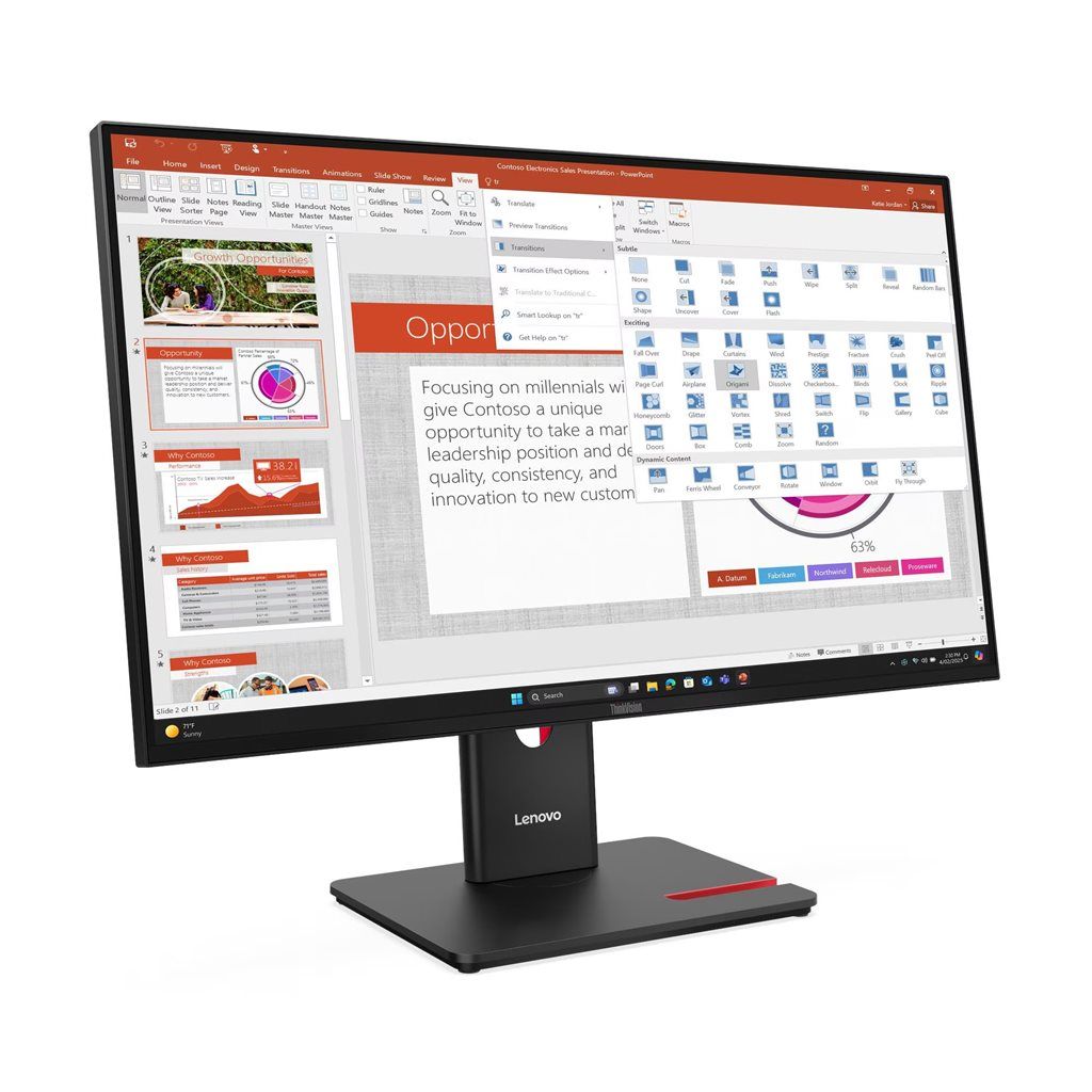 Οθόνη Lenovo ThinkVision T27-40 27'' FHD IPS 120Hz