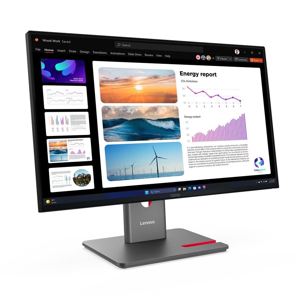 LN Monitor ThinkVision P24Q-40(A25238QP1) 24 Monitor-HDMI